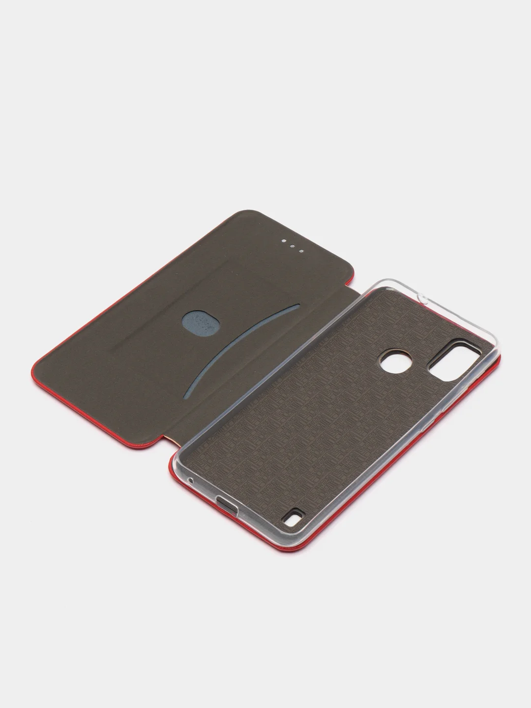 Красный чехол-книжка для ZTE Blade A51 / ЗТЕ Блейд A51