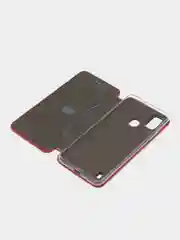 Красный чехол-книжка для ZTE Blade A51 / ЗТЕ Блейд A51