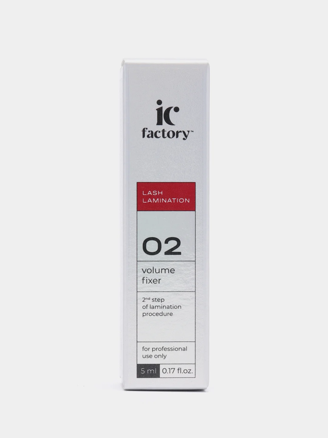 Красный состав для ламинирования ресниц IC Factory "Volume lift", "Fixer", "Nourishing Essence"