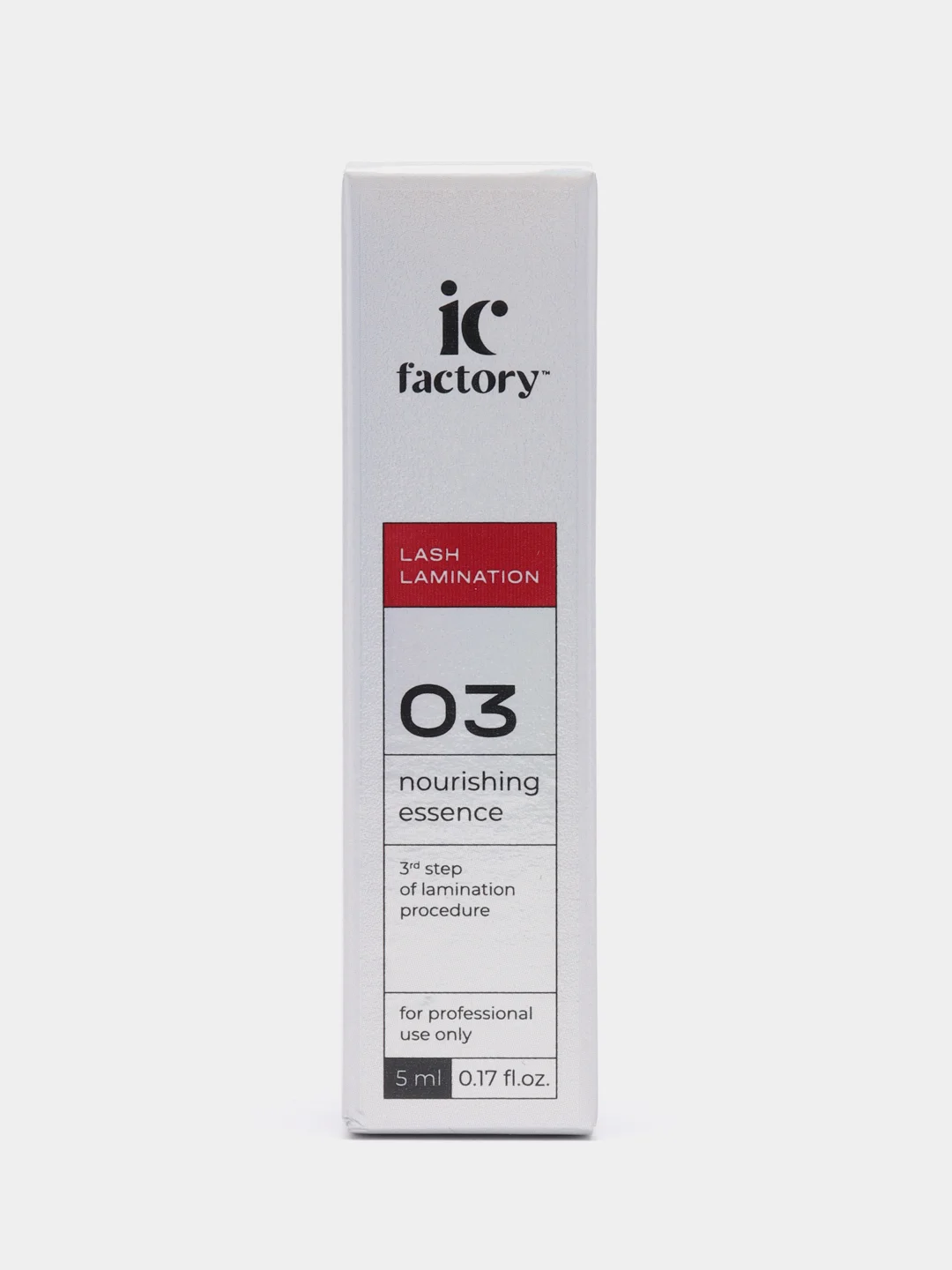 Прозрачный состав для ламинирования ресниц IC Factory "Volume lift", "Fixer", "Nourishing Essence"