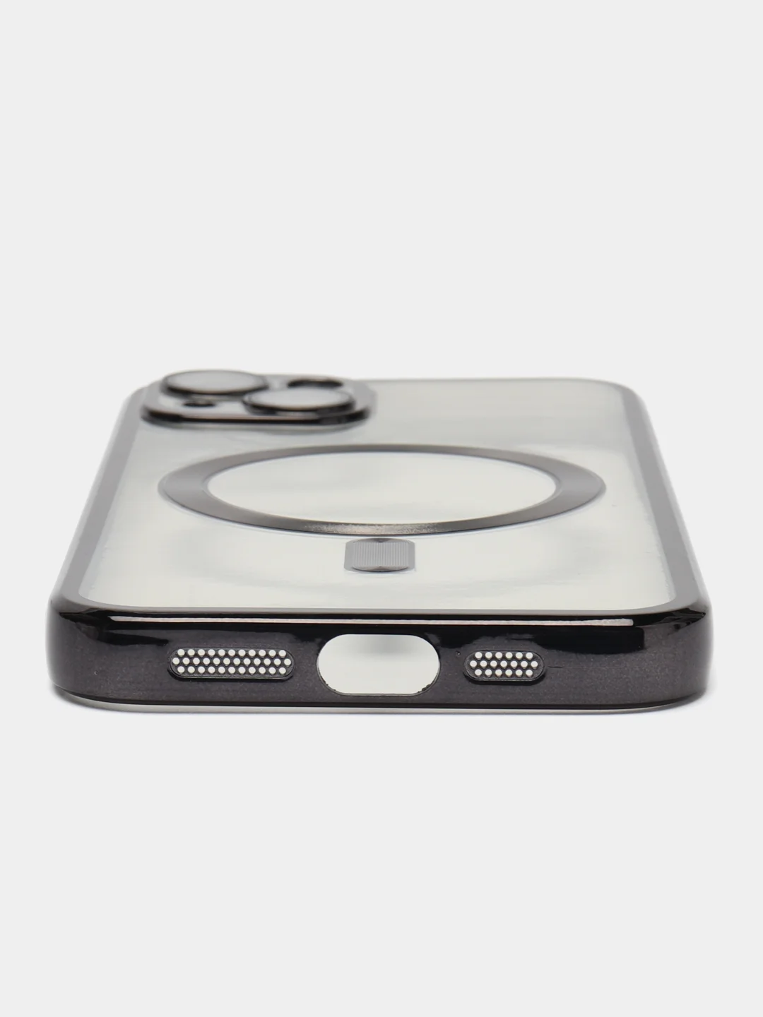 Фиолетовый чехол MagSafe (МагСейф) для iPhone (Айфон) 11, 12, 13, 14, Pro, Pro Max, силиконовый