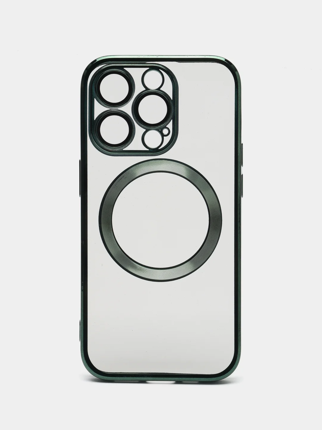 Зеленый чехол MagSafe (МагСейф) для iPhone (Айфон) 11, 12, 13, 14, Pro, Pro Max, силиконовый