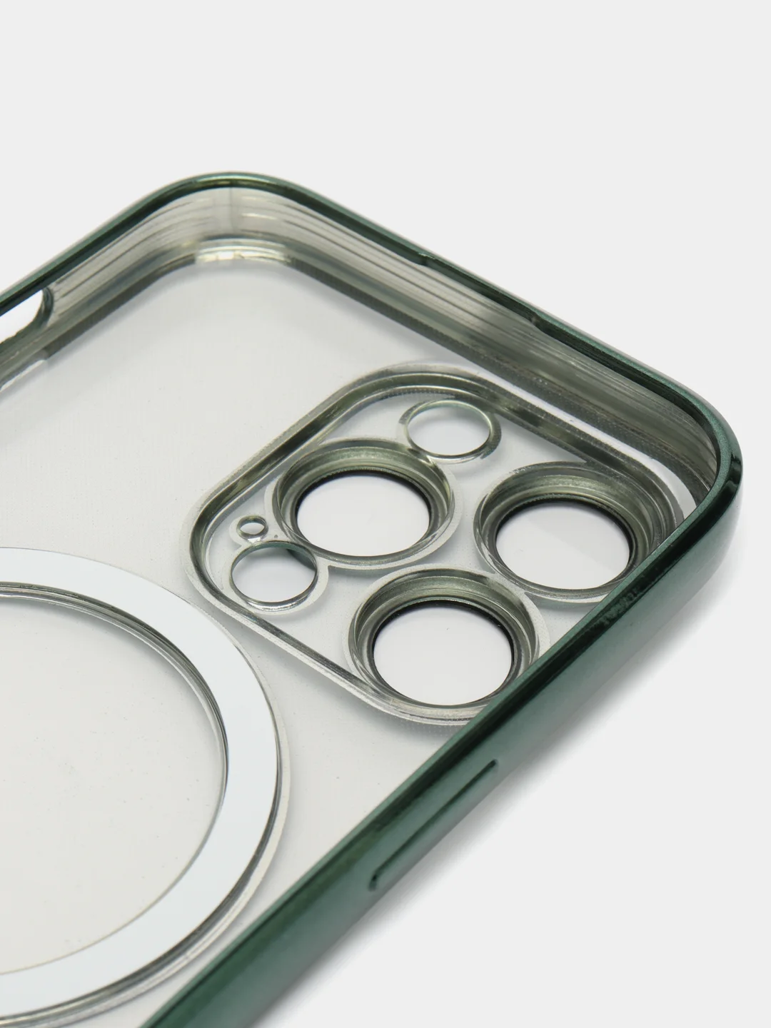 Зеленый чехол MagSafe (МагСейф) для iPhone (Айфон) 11, 12, 13, 14, Pro, Pro Max, силиконовый