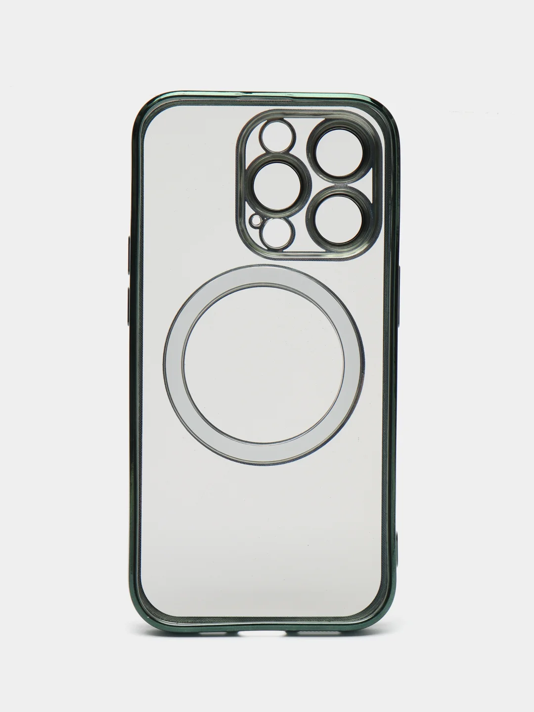 Зеленый чехол MagSafe (МагСейф) для iPhone (Айфон) 11, 12, 13, 14, Pro, Pro Max, силиконовый