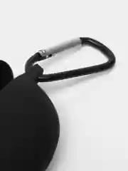 Черный чехол на Honor Choice Earbuds X3 для беспроводных наушников КАРТОФАН силиконовый матовый