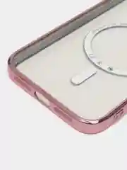 Розовый чехол MagSafe (МагСейф) для iPhone (Айфон) 11, 12, 13, 14, Pro, Pro Max, силиконовый