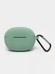 Зеленый чехол на Honor Choice Earbuds X3 для беспроводных наушников КАРТОФАН силиконовый матовый