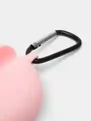 Розовый чехол на Honor Choice Earbuds X3 для беспроводных наушников КАРТОФАН силиконовый матовый