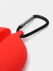 Красный чехол на Honor Choice Earbuds X3 для беспроводных наушников КАРТОФАН силиконовый матовый