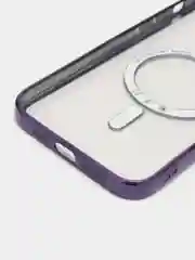 Фиолетовый чехол MagSafe (МагСейф) для iPhone (Айфон) 11, 12, 13, 14, Pro, Pro Max, силиконовый