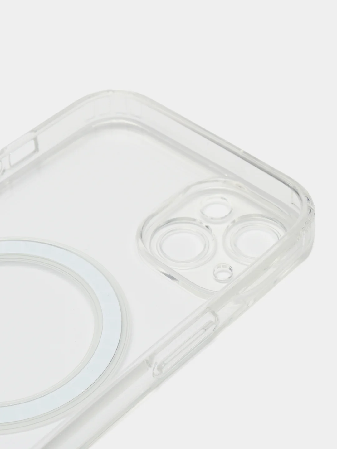 Прозрачный чехол MagSafe (МагСейф) для iPhone (Айфон) 11, 12, 13, 14, Pro, Pro Max, силиконовый