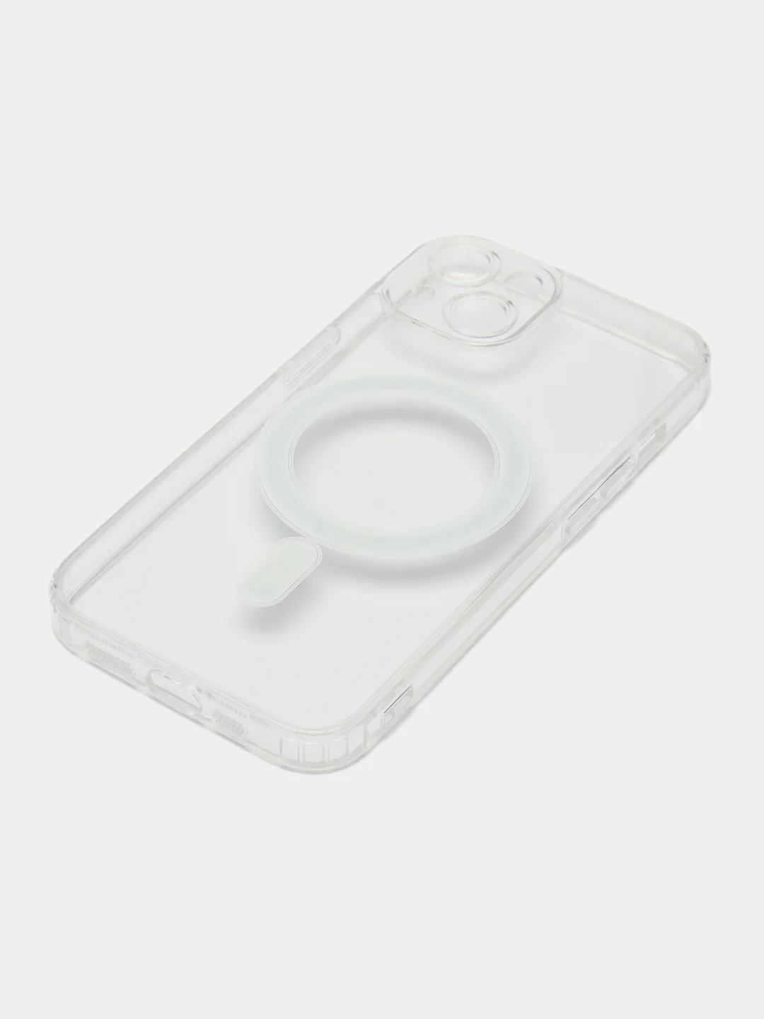 Прозрачный чехол MagSafe (МагСейф) для iPhone (Айфон) 11, 12, 13, 14, Pro, Pro Max, силиконовый