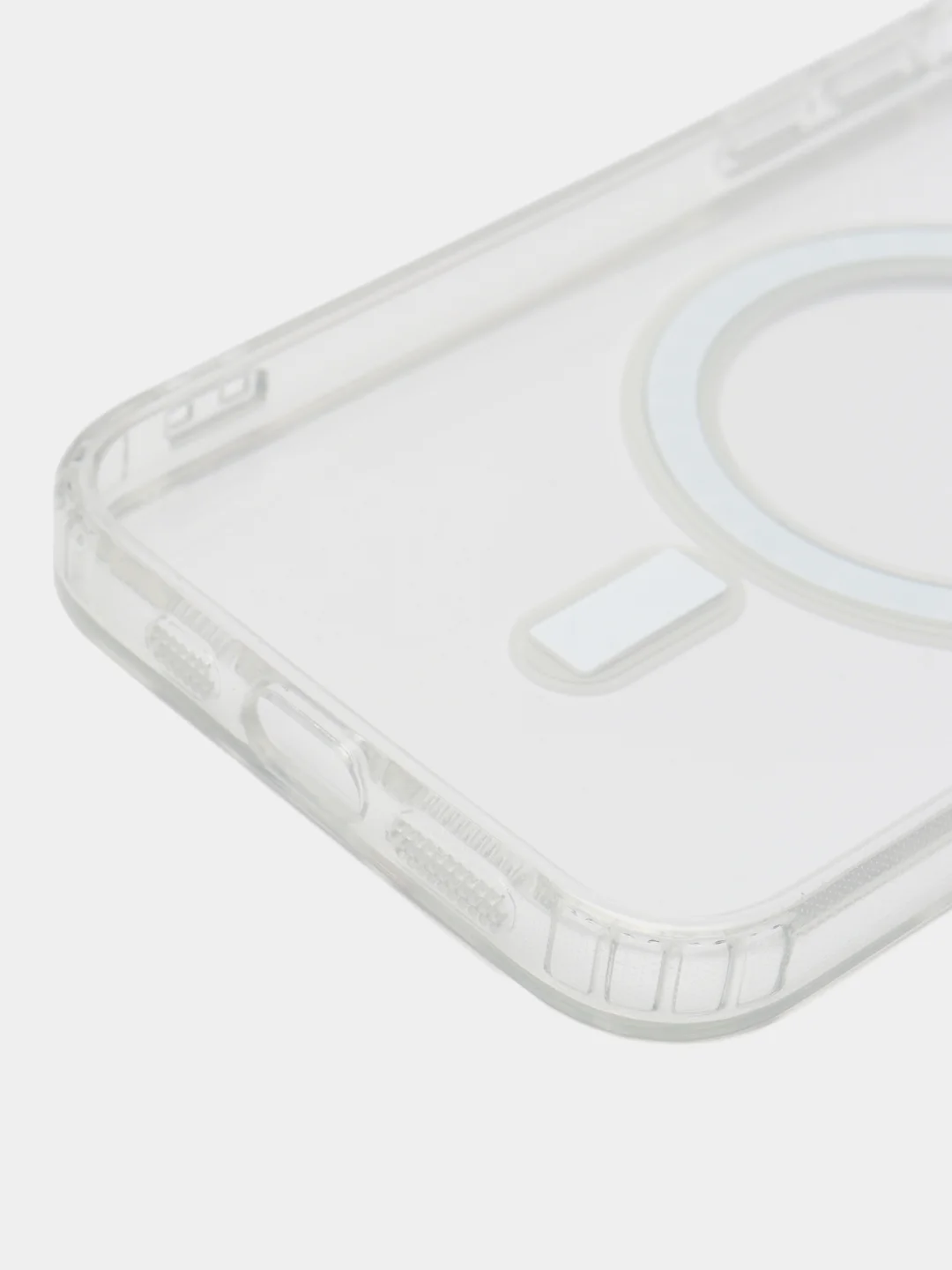 Прозрачный чехол MagSafe (МагСейф) для iPhone (Айфон) 11, 12, 13, 14, Pro, Pro Max, силиконовый