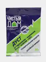 Набор 2шт Дуст,от тараканов, блох, клопов, муравьев, 2х50гр