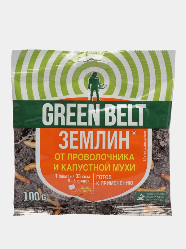 Защита от проволочника Землин, Green Belt, 100гр