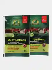 Набор 2 шт ЭкстраФлор, биопрепарат от луковой мухи и крестоцветной блошки, 2х1гр