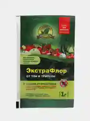 Набор 2шт ЭкстраФлор, биопрепарат от тли и трипсов, 2х1гр