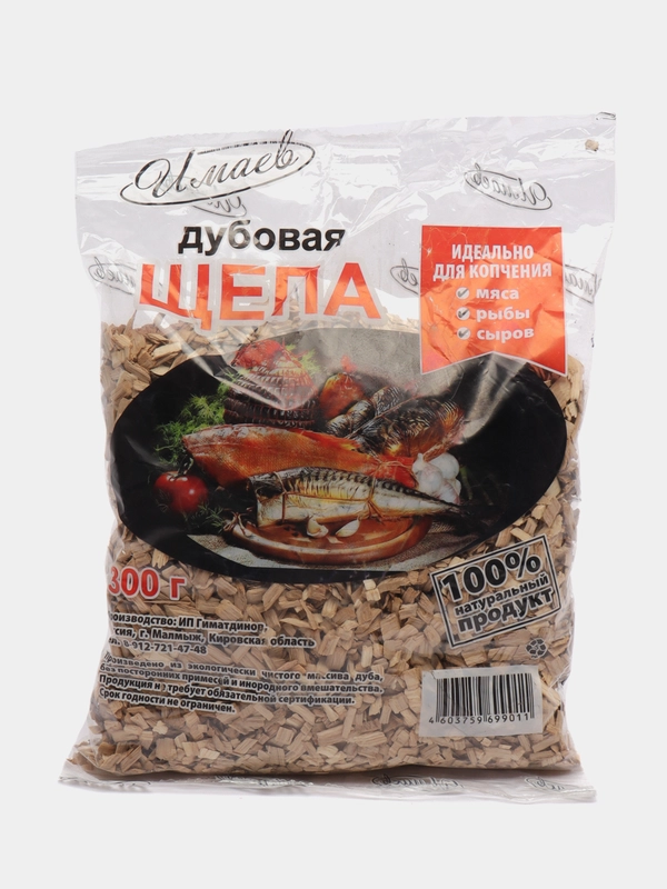 Щепа для копчения Дубовая, 300гр, Имаев
