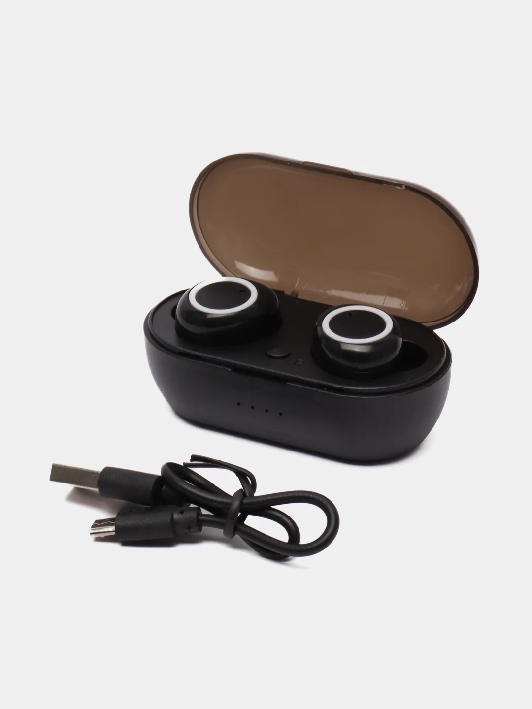 Голубой беспроводные наушники (гарнитура) Y50 TWS2 Bluetooth 5.0 с сенсорным управлением