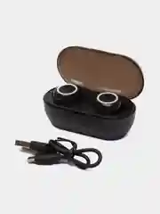Голубой беспроводные наушники (гарнитура) Y50 TWS2 Bluetooth 5.0 с сенсорным управлением