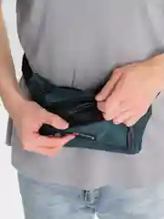 Бирюзовый сумка мужская/женская/сумка на пояс/бананка