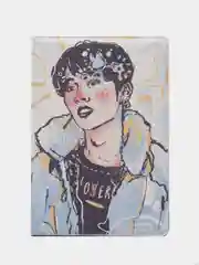 Обложка чехол на паспорт Stray Kids, SKZ, Ли Ноу, Минхо, Minho