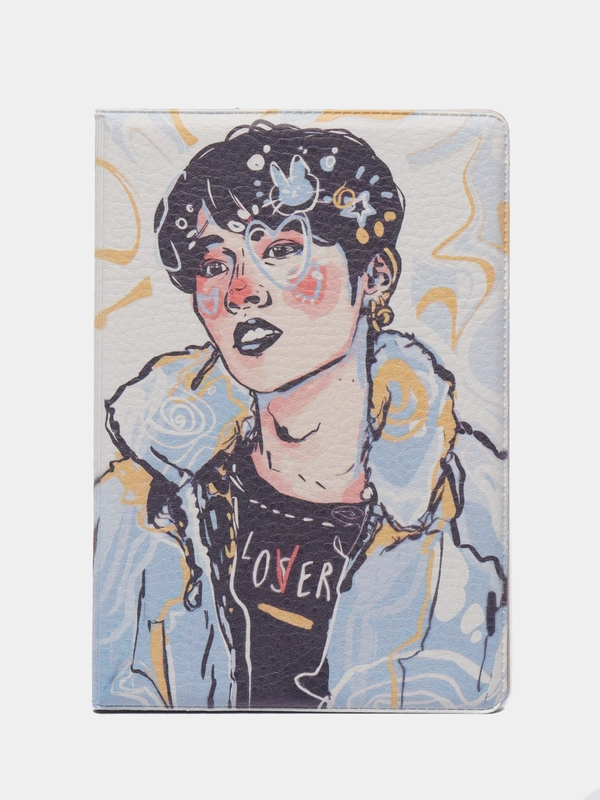 Обложка чехол на паспорт Stray Kids, SKZ, Ли Ноу, Минхо, Minho