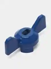 Синий ручка-бабочка усиленная, для крана, 1/2"-3/4"