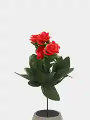 Бронзовый искусственные цветы, роза, пластиковый букет, композиция, 24 см