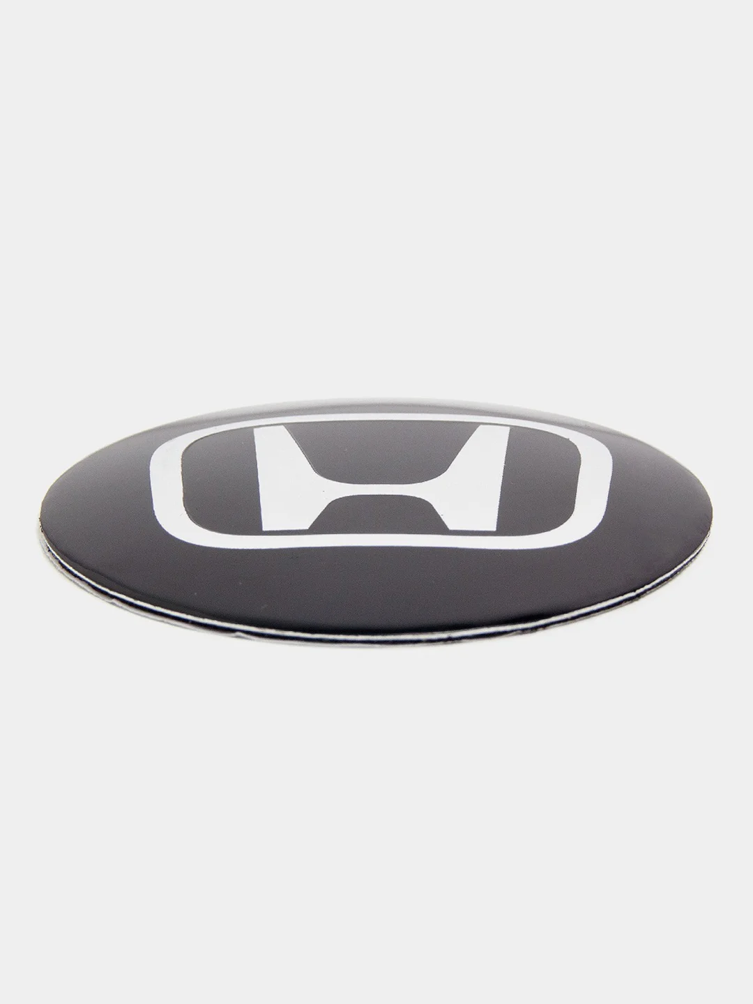 Черный наклейки на диски, колпаки Honda сферические, изогнутые, Хонда, 56 мм, 4 штуки