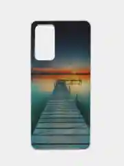 Небесно-голубой чехол Redmi Note 11 Pro 4G / Note 12 Pro 4G Сяоми Редми Нот 11 Про силиконовый с рисунком