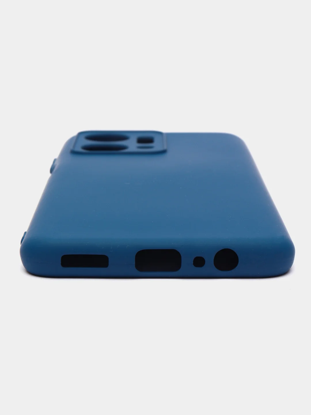 Синий чехол силиконовый для Huawei Honor X7a (Хуавей Хонор Х7а) Silicone Cover
