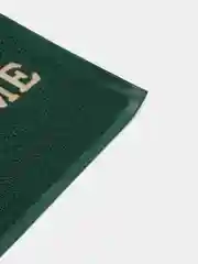 Зеленый коврик придверный ЕвроДизайн Welcome, пористый, 40 х 60 см