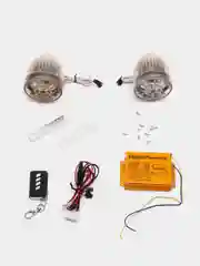 Сигнализация мото с MP3, колонками и светомузыкой