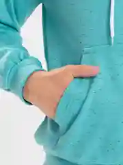Бирюзовый худи мужской с капюшоном
