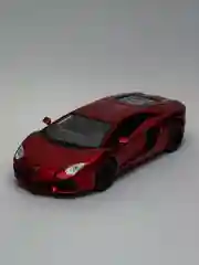 Красный модель автомобиля "Ламборгини Авентадор", 1:18, свет и звук