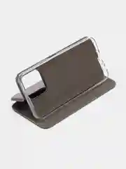 Серебряный чехол-книжка для Honor X6 / Honor X8 5G, Хонор Х6 / Хонор Х8 5G