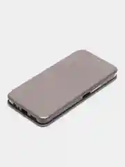 Серебряный чехол-книжка для Honor X6 / Honor X8 5G, Хонор Х6 / Хонор Х8 5G