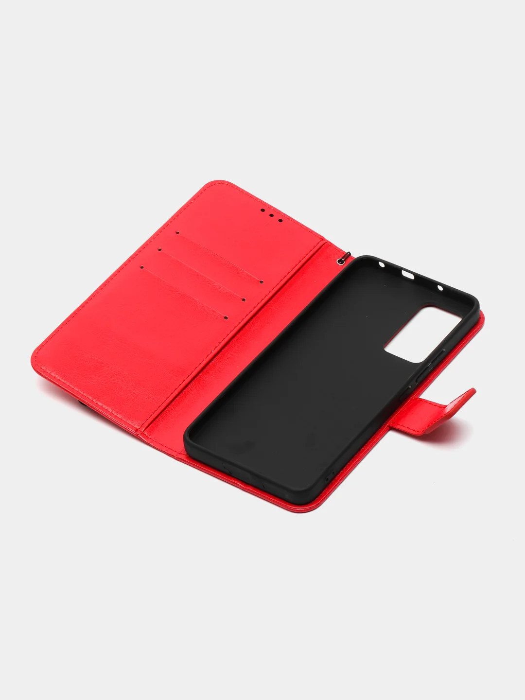 Красный чехол-книжка с магнитной застежкой для Xiaomi 12 Lite (Сяоми 12 Лайт)