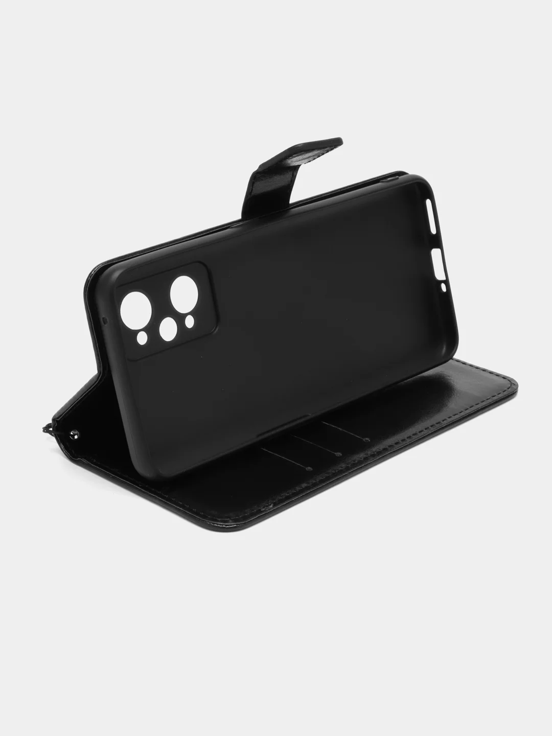 Красный чехол-книжка для Realme GT Neo 2 5G / GT Neo 2, с магнитной застежкой (Реалми ГТ Нео 2)
