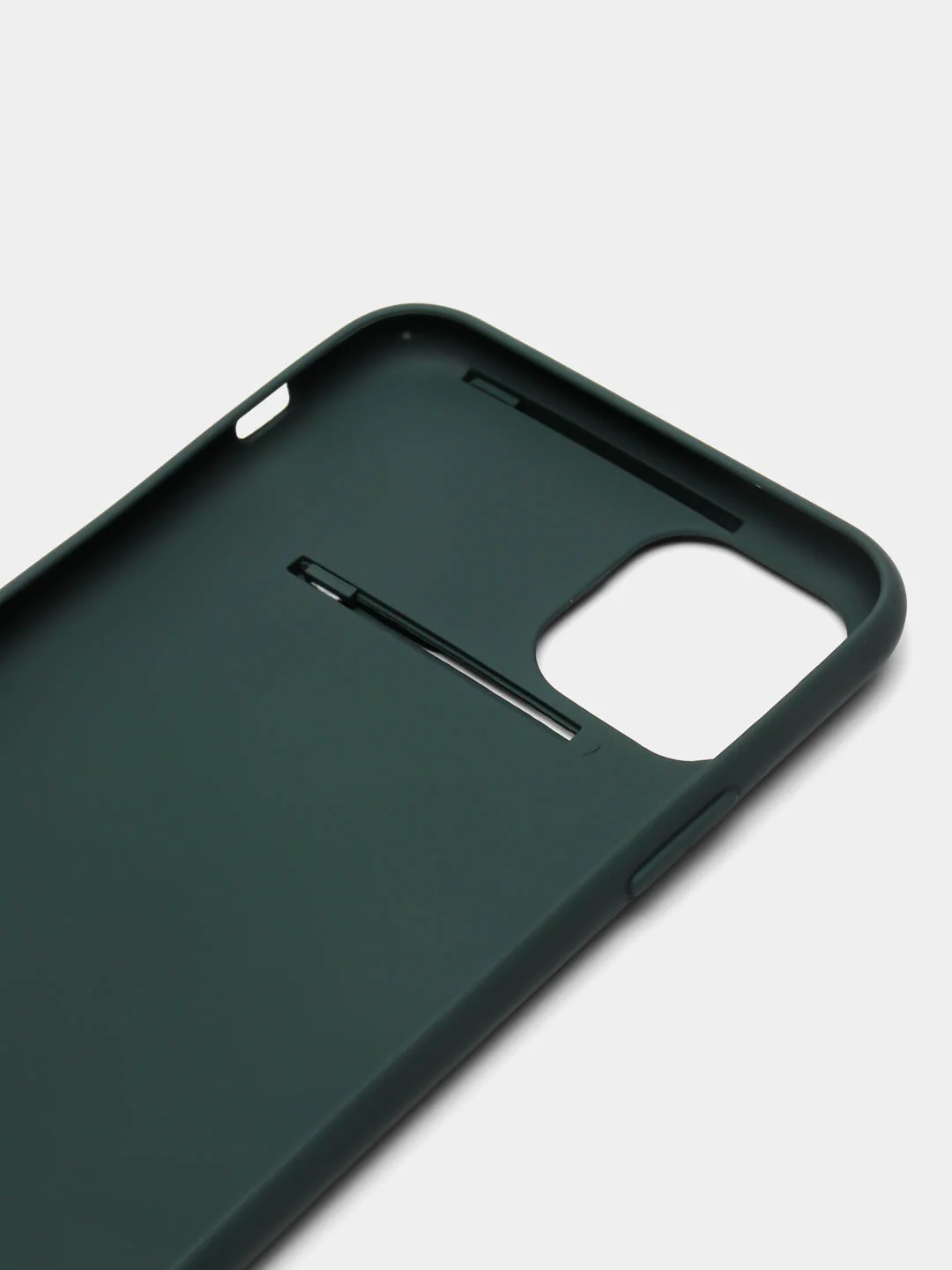 Тёмно-зелёный чехол для IPhone 11 / 11 Pro / 11 Pro Max, силиконовый, с защитой камеры