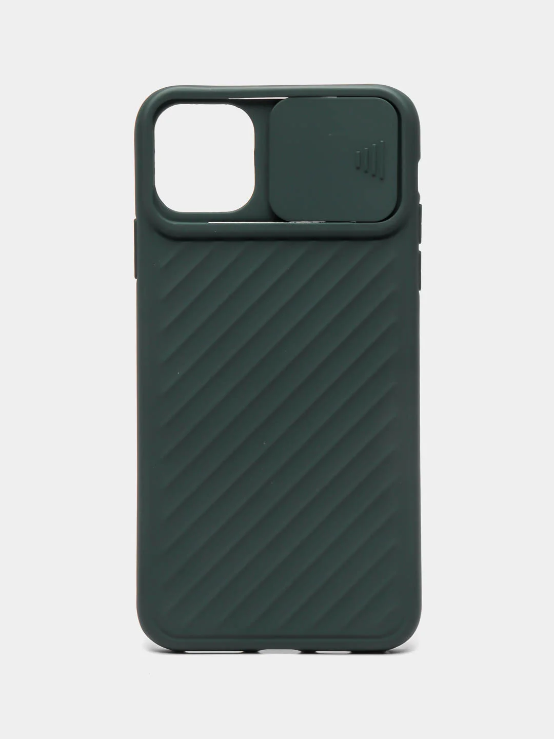 Тёмно-зелёный чехол для IPhone 11 / 11 Pro / 11 Pro Max, силиконовый, с защитой камеры