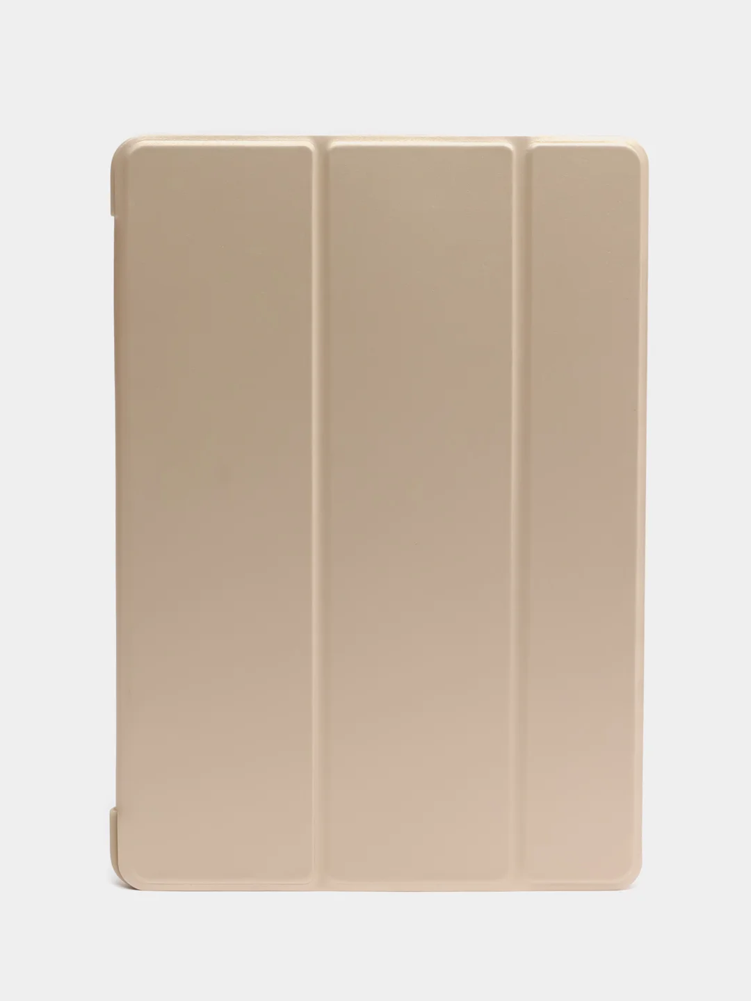 Бежевый чехол-книжка для планшета Apple iPad 10.2 7/8/9 поколения 2019/2020/2021 силикон КАРТОФАН