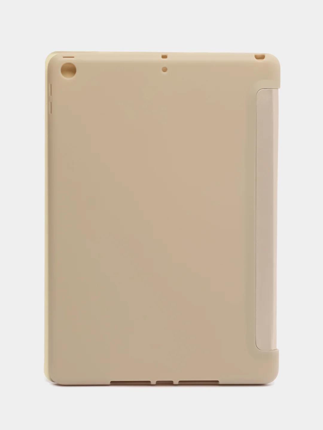 Бежевый чехол-книжка для планшета Apple iPad 10.2 7/8/9 поколения 2019/2020/2021 силикон КАРТОФАН