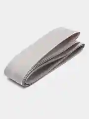 Серый меланж репсовая лента с люрексом 2,5 см / 4 см