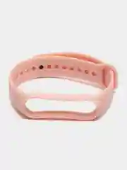 Розовый силиконовый ремешок Xiaomi Mi Band 5 /Band 6/Band 7 Браслет для smart часов Ксяоми Ми бенд