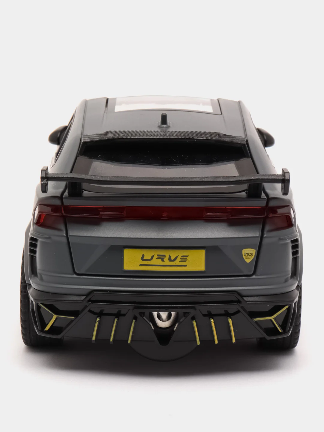 Серый модель автомобиля Lamborghini Urus дым/свет/звук