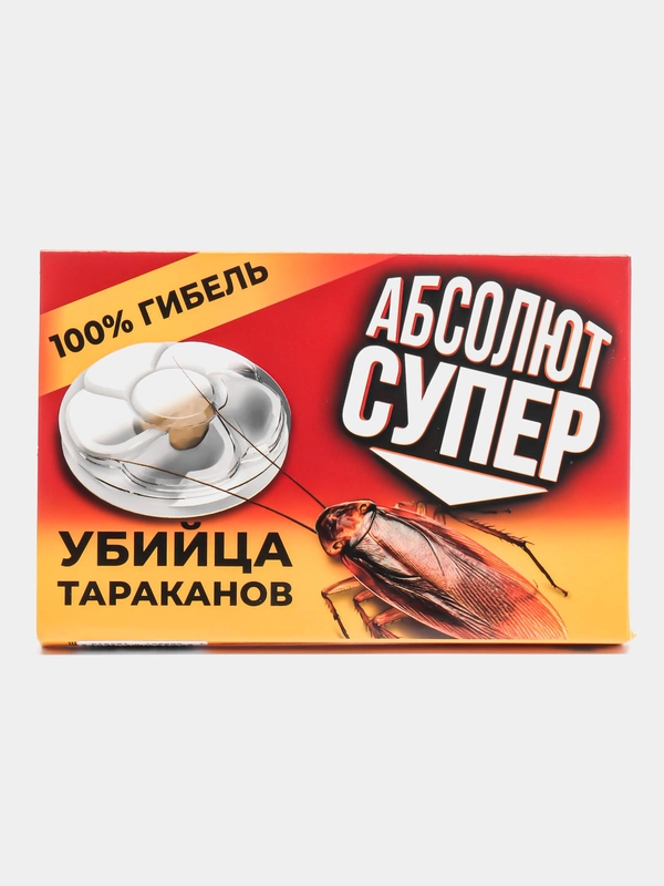 Абсолют Супер, приманка от тараканов, 6 дисков-контейнеров в коробке