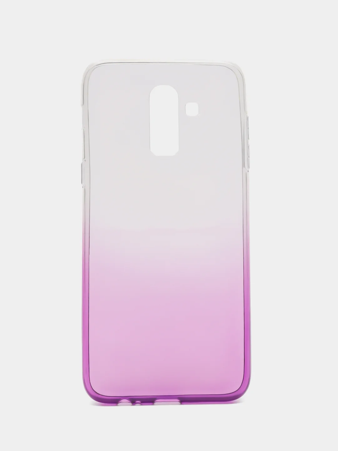 Фиолетовый силиконовый чехол на Samsung Galaxy J8 2018