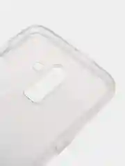 Фиолетовый силиконовый чехол на Samsung Galaxy J8 2018